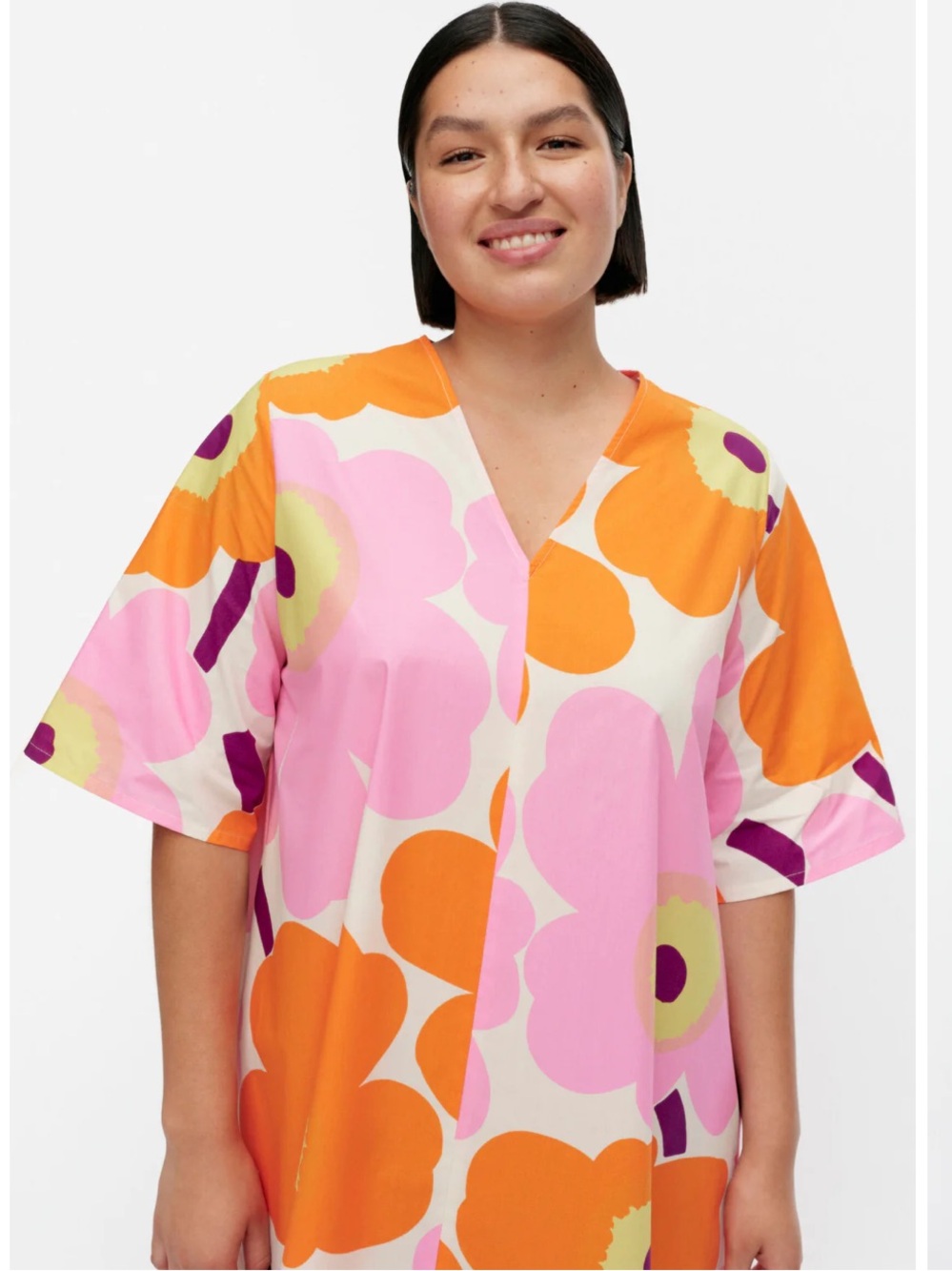 Marimekko Kellotus Unikko Dress Vibrant Floral Maija Island